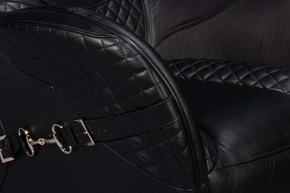 Hera Arm Chair, Onyx Black by Sarreid Ltd - view 10