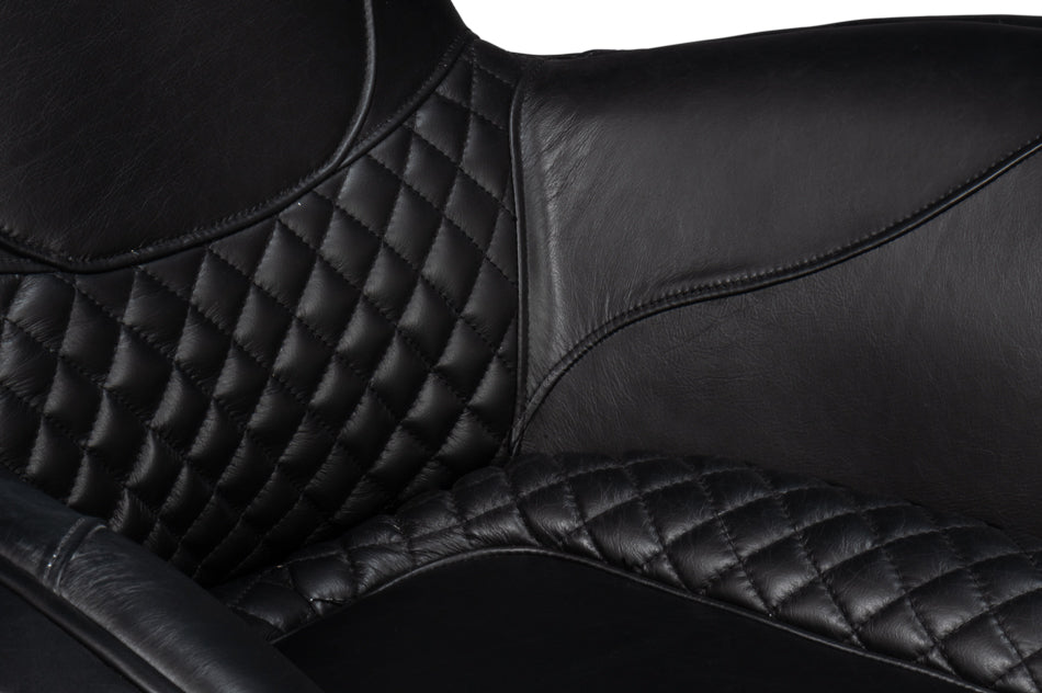 Hera Arm Chair, Onyx Black by Sarreid Ltd - view 11