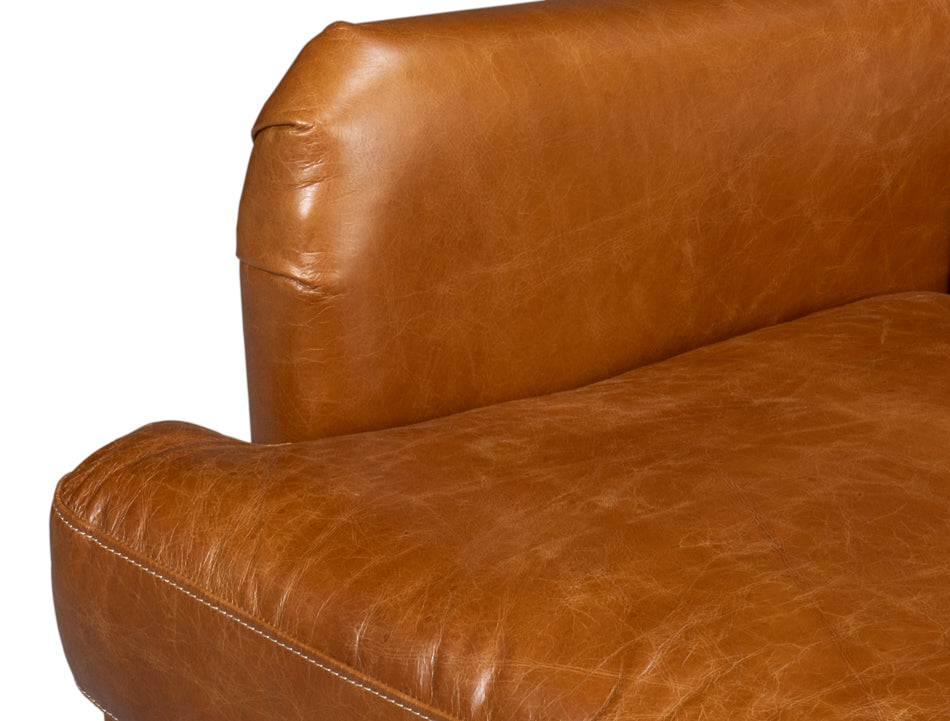Elite Wing Lounge Chair, Cuba Brown by Sarreid Ltd - view 11
