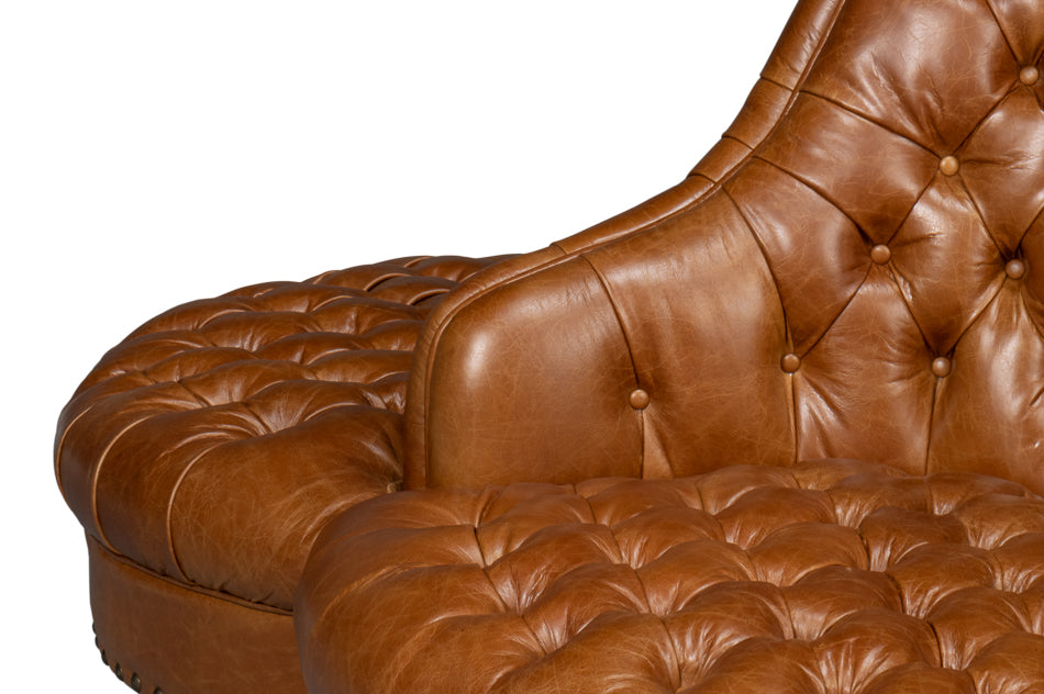 Lobby Sofa, Cuba Brown by Sarreid Ltd - view 9