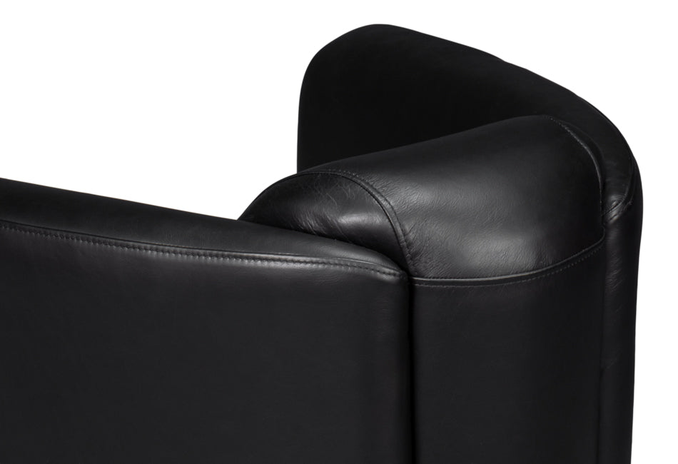 Mandy Arm Chair, Onyx Black by Sarreid Ltd - view 8