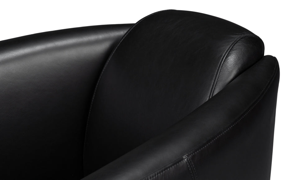 Mandy Arm Chair, Onyx Black by Sarreid Ltd - view 9