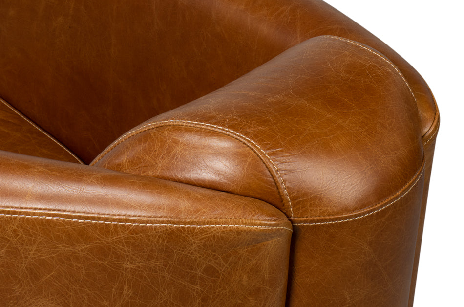 Mandy Arm Chair, Cuba Brown by Sarreid Ltd - view 8