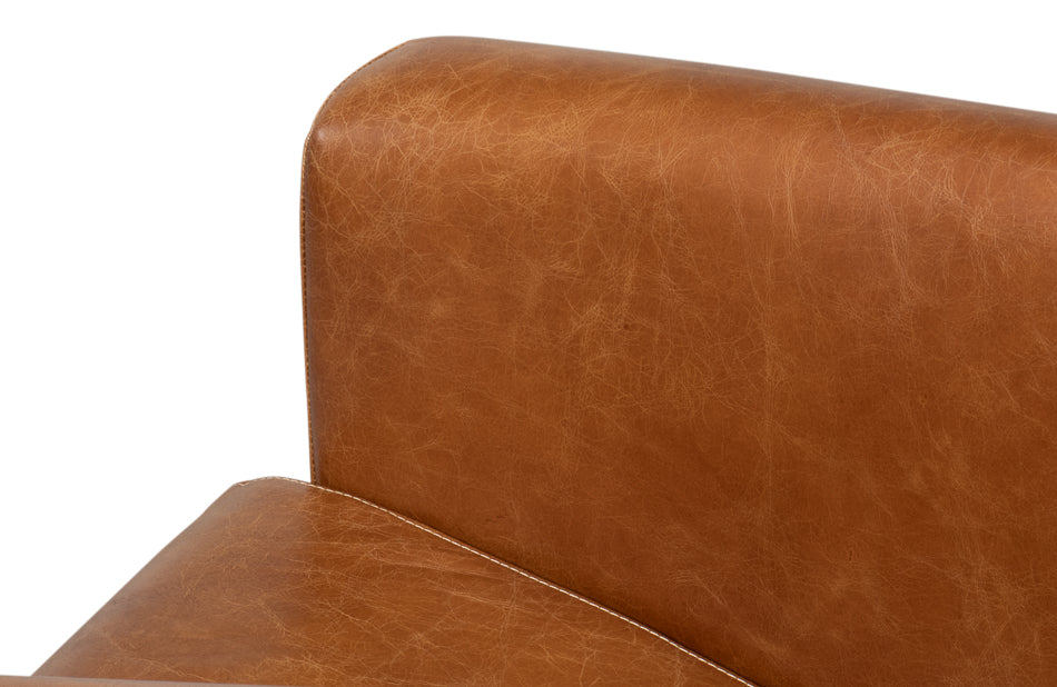 Mandy Arm Chair, Cuba Brown by Sarreid Ltd - view 10
