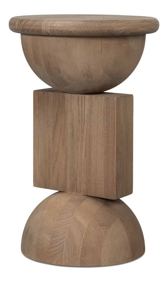 Romeo Side Tables, Set Of 3, Natural by Sarreid Ltd - view 9