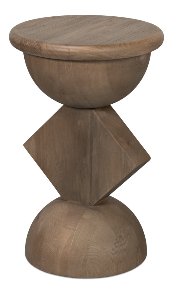 Romeo Side Tables, Set Of 3, Natural by Sarreid Ltd - view 2