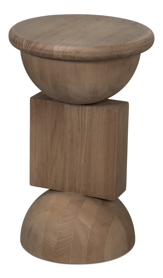 Romeo Side Tables, Set Of 3, Natural by Sarreid Ltd - view 3