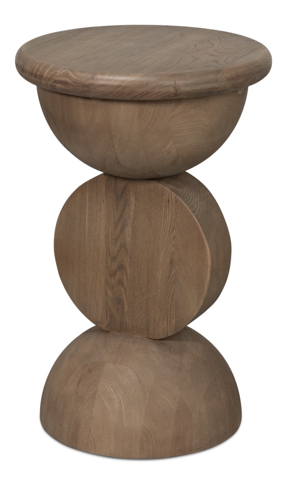 Romeo Side Tables, Set Of 3, Natural by Sarreid Ltd - view 4