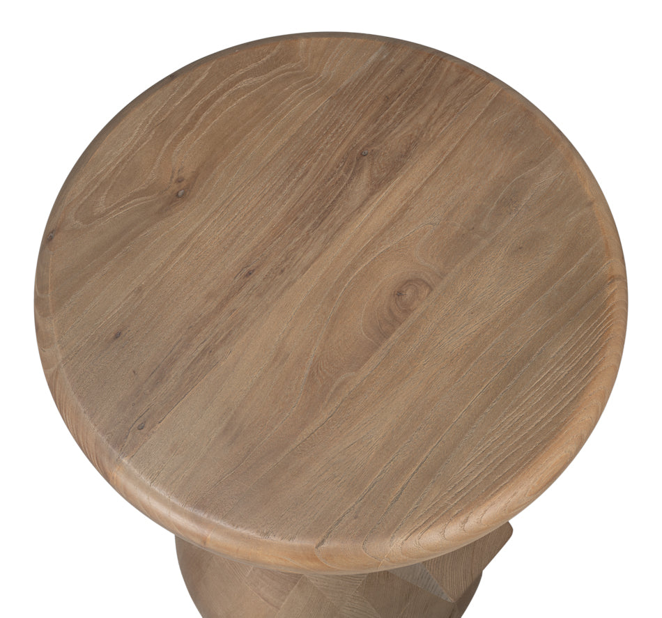Romeo Side Tables, Set Of 3, Natural by Sarreid Ltd - view 6