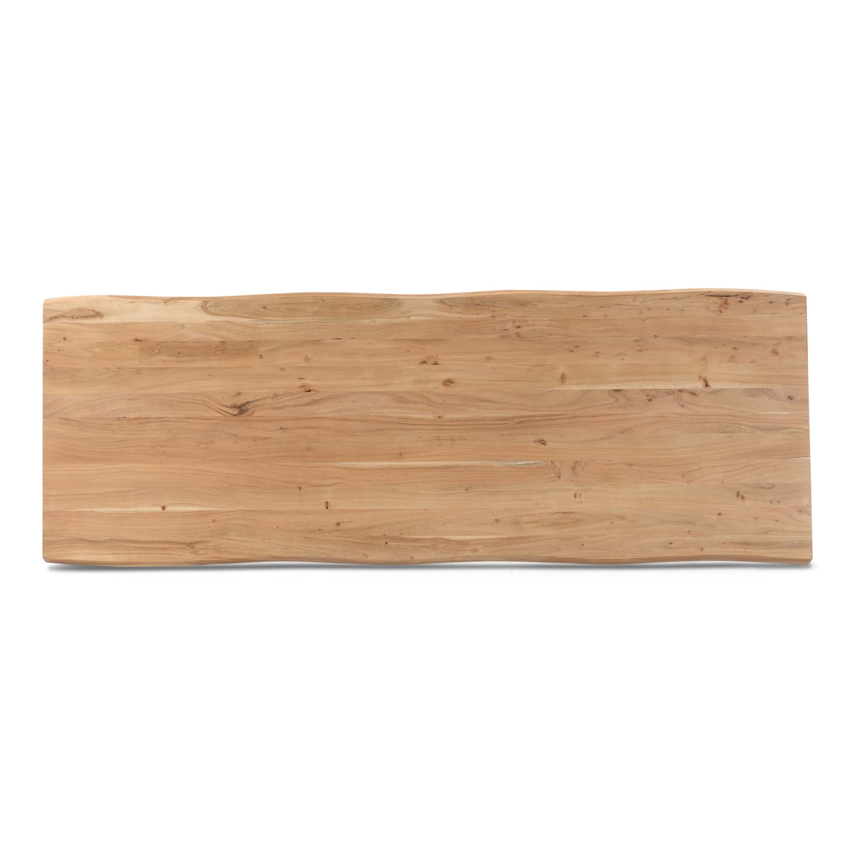 Brooks Dining Table Glass Base 40" x 116" Teak Top - Clear Glass Base by Urbia - detail 4