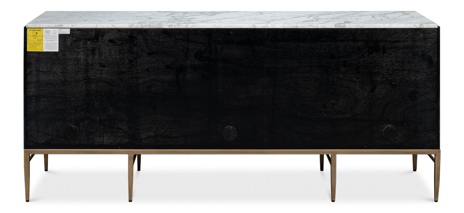 Palisade Shagreen Credenza by Sarreid Ltd - view 8