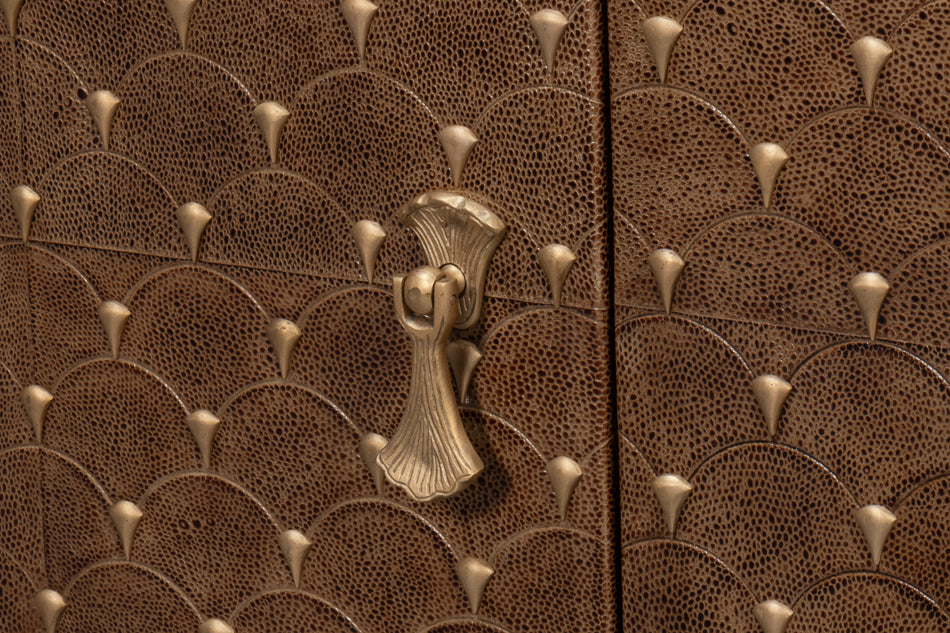 Palisade Shagreen Credenza by Sarreid Ltd - view 6