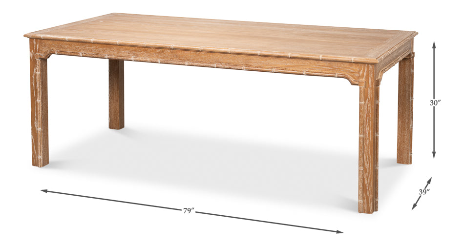 Brighton Dining Table by Sarreid Ltd - view 7