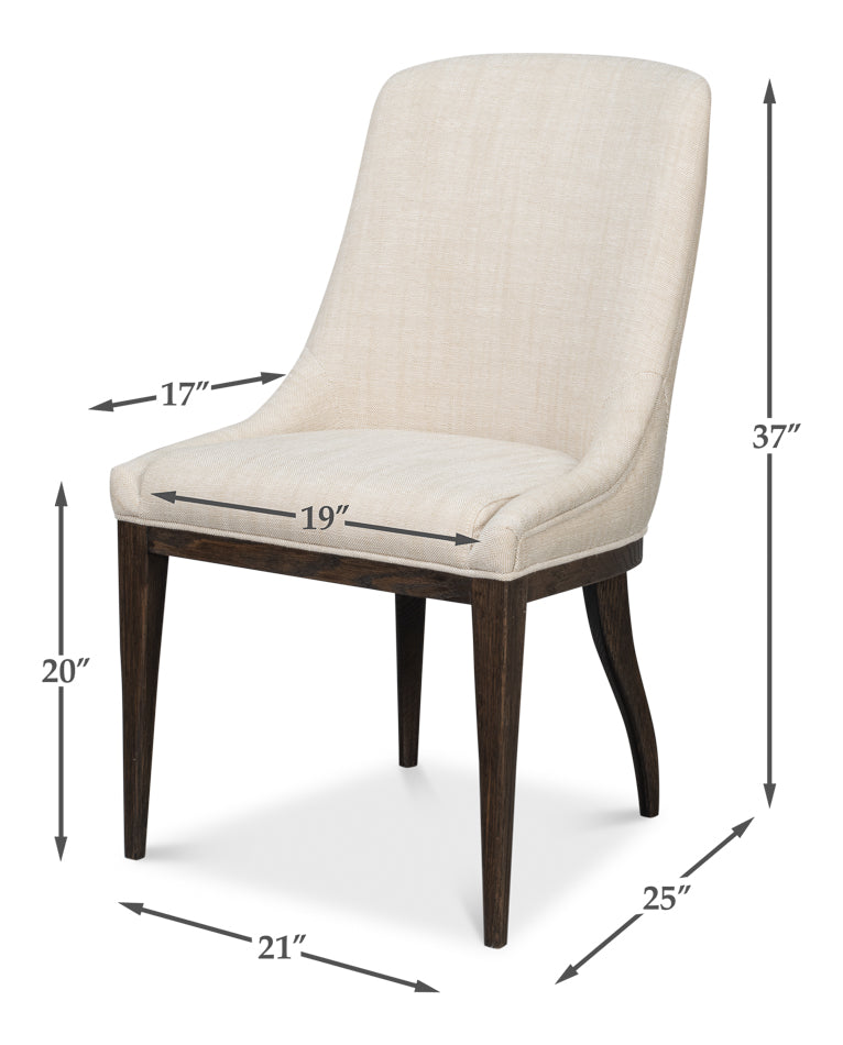 Emilio Dining Chair, by Sarreid Ltd - view 7