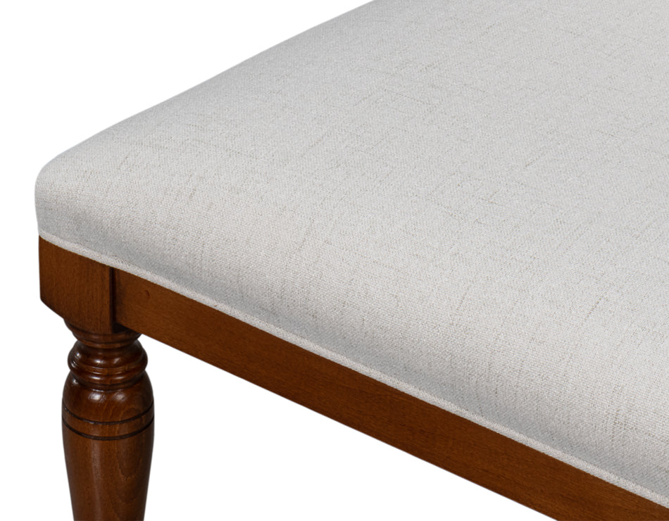 Polk Fabric Side Chair, Brown by Sarreid Ltd - view 10