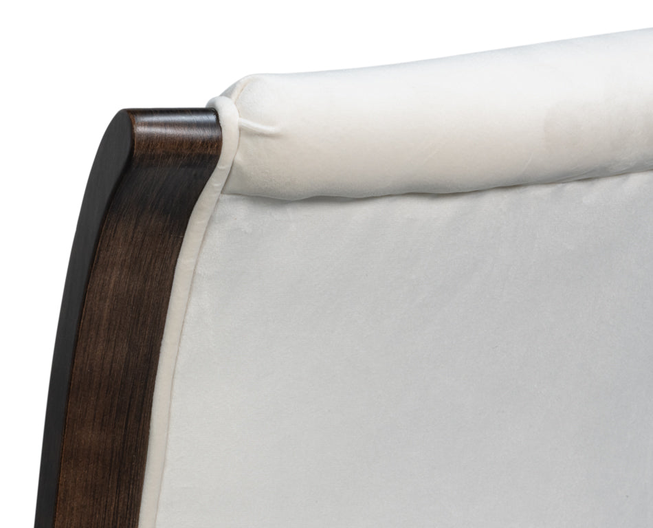 Trophy Elegant Side Chair,Nero,Taupe Vel by Sarreid Ltd - view 9