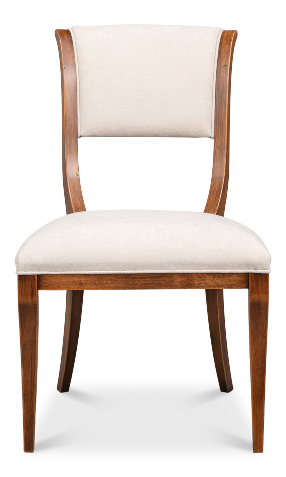 Trophy Elegant Side Chair,Noce Anticato by Sarreid Ltd - view 2