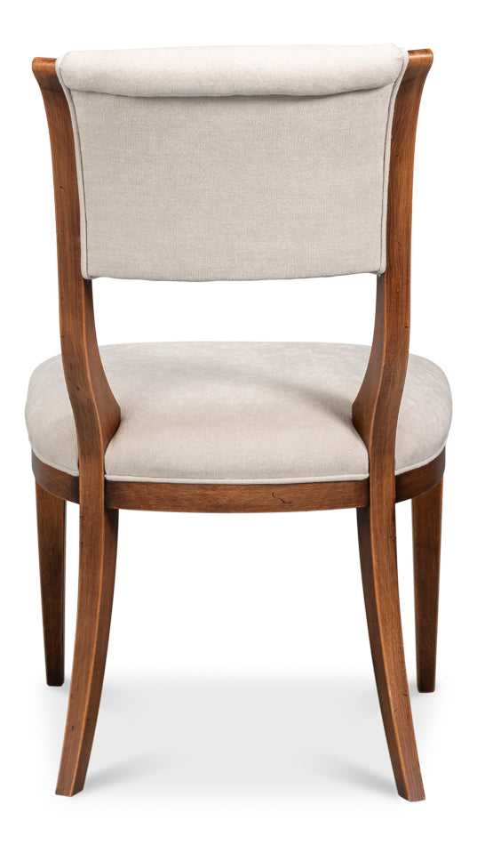Trophy Elegant Side Chair,Noce Anticato by Sarreid Ltd - view 4