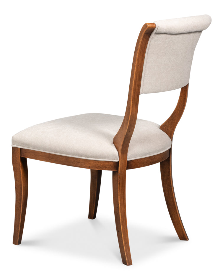 Trophy Elegant Side Chair,Noce Anticato by Sarreid Ltd - view 5