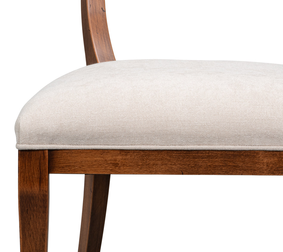 Trophy Elegant Side Chair,Noce Anticato by Sarreid Ltd - view 6