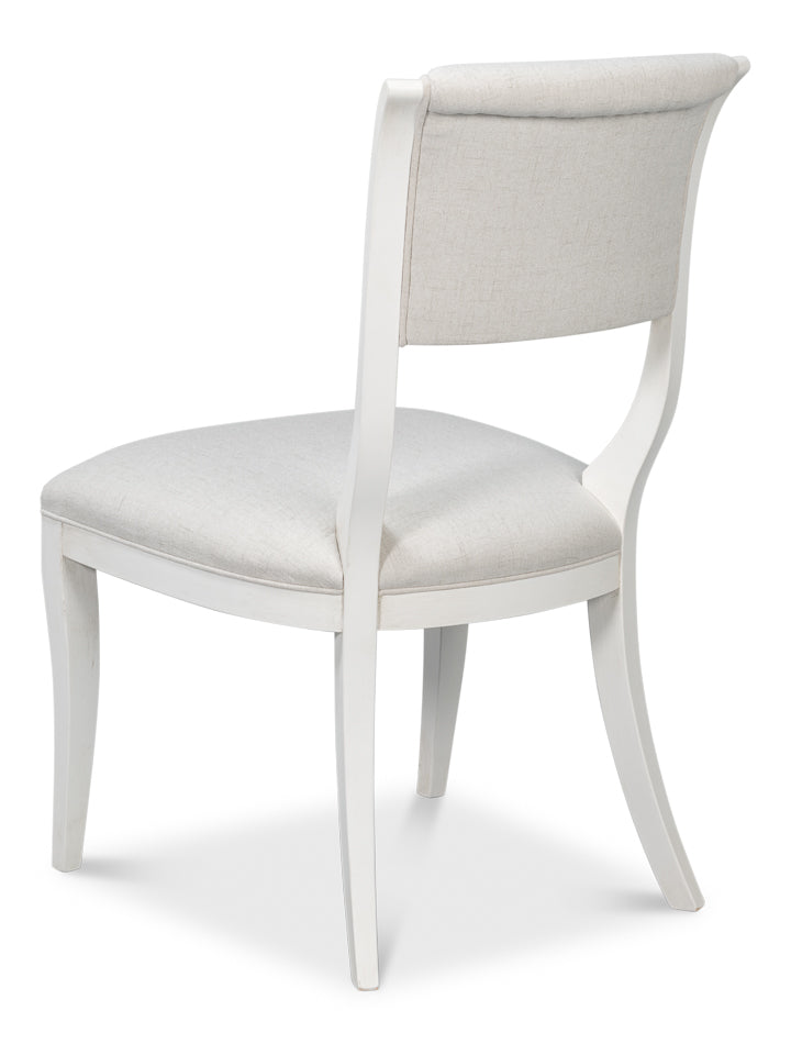 Trophy Elegant Side Chair, Cream by Sarreid Ltd - view 5