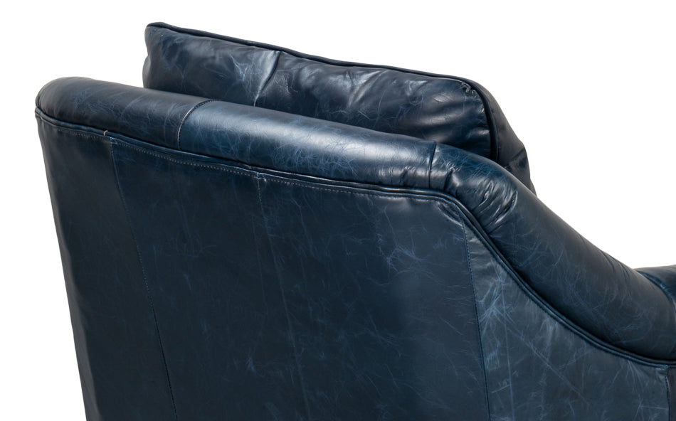Vandike Arm Chair, Chateau Blue by Sarreid Ltd - view 8