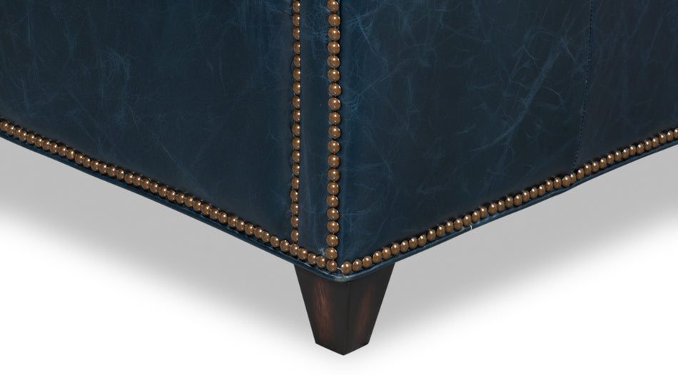 Vandike Arm Chair, Chateau Blue by Sarreid Ltd - view 11
