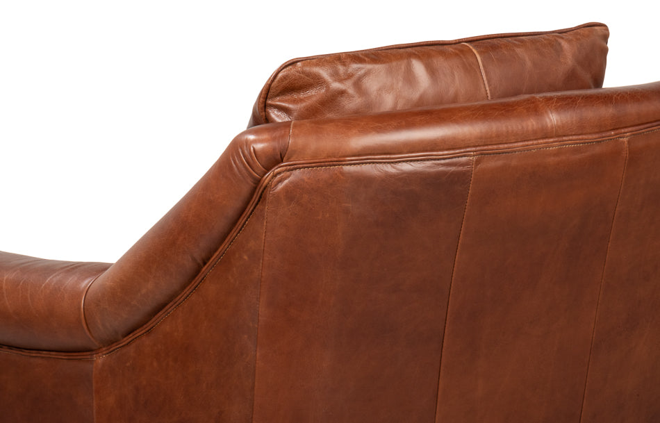 Vandike Arm Chair, Newark Brown by Sarreid Ltd - view 8