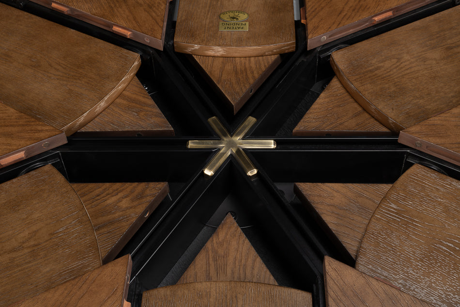 Casual Jupe Dining Table,Light Mink,Med by Sarreid Ltd - view 10