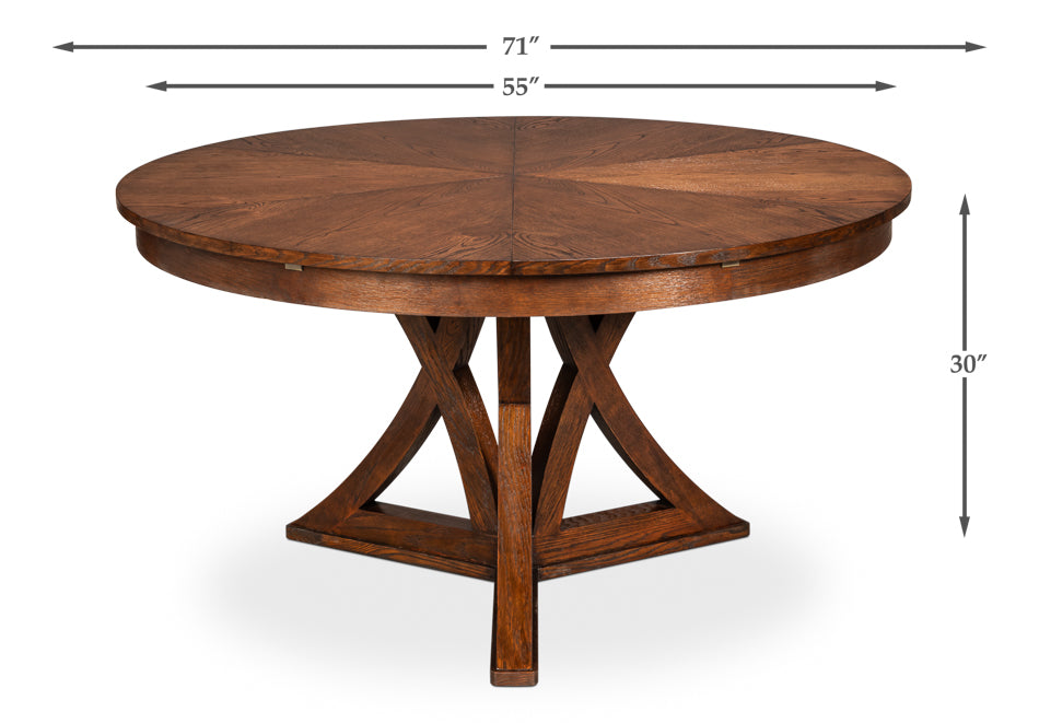 Casual Jupe Dining Table,Palladio, Med by Sarreid Ltd - view 7