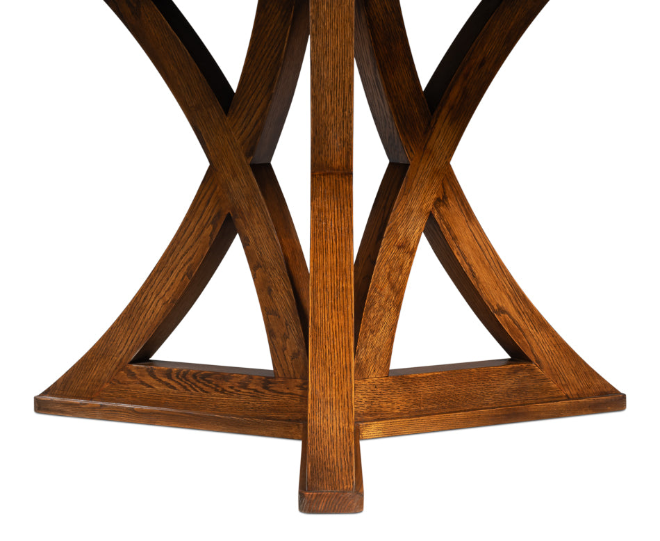 Casual Jupe Dining Table,Tobacco B,Med by Sarreid Ltd - view 11