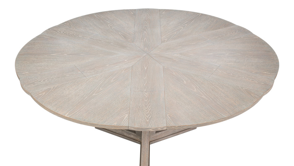 Casual Jupe Dining Table,Moonskin,Lg by Sarreid Ltd - view 8