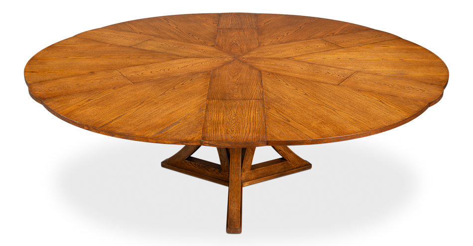 Casual Jupe Dining Table,Tobacco Brn,Lg by Sarreid Ltd - view 8