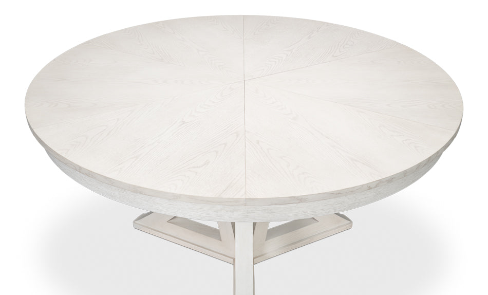 Casual Jupe Dining Table,Working Wht,Lg by Sarreid Ltd - view 8