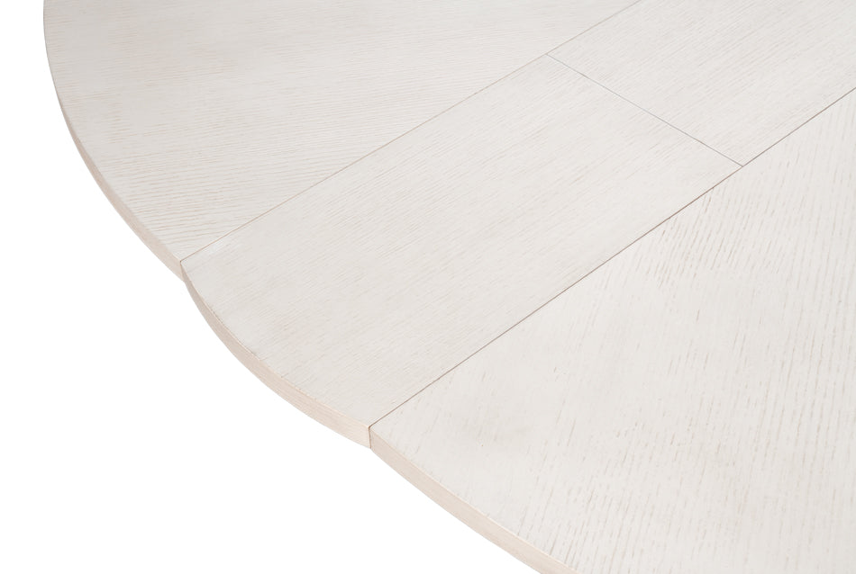 Kelso Jupe Dining Table,White,Lg by Sarreid Ltd - view 10