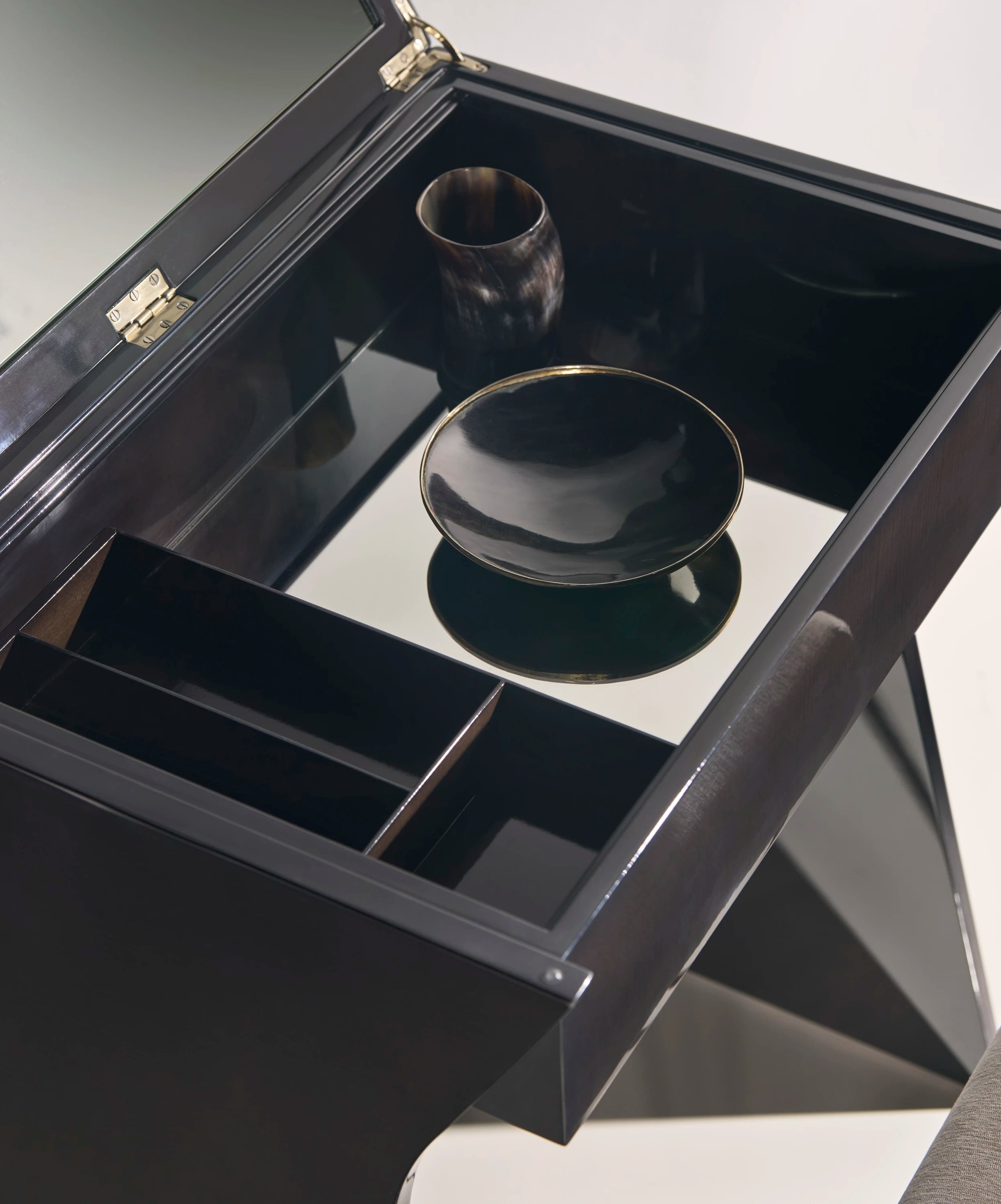 Kismet Vanity Champagne Gold Desk 24" by Caracole - view 5