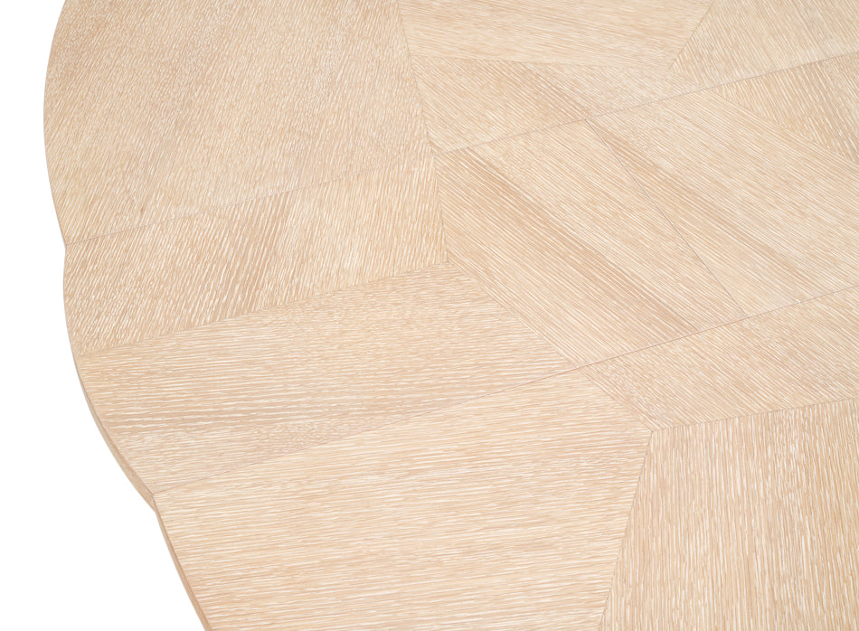 Giselle Jupe Table,Med,Bleached Oak by Sarreid Ltd - view 10