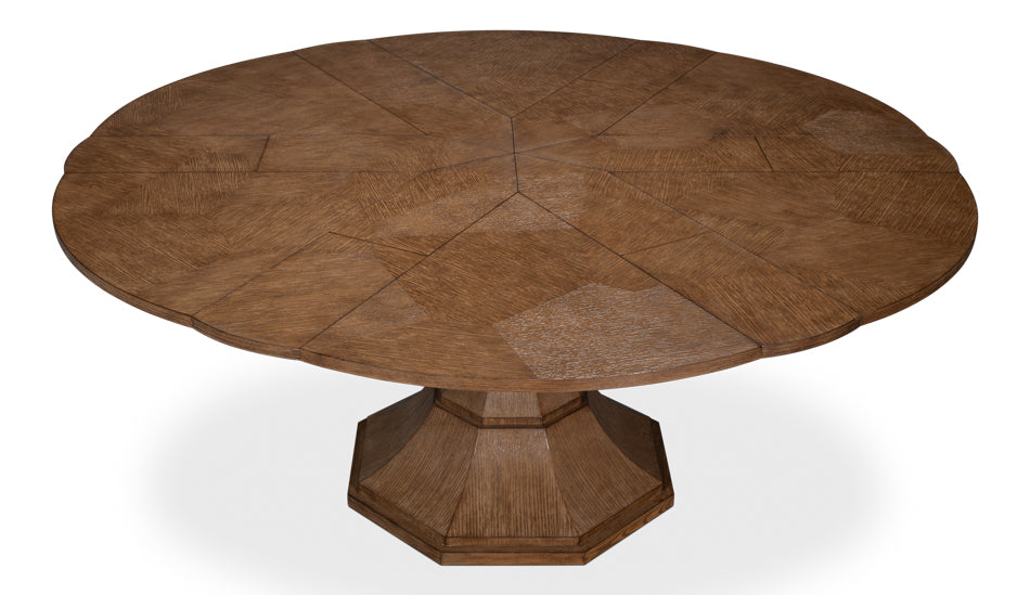 Giselle Jupe Table, Medium, Light Mink by Sarreid Ltd - view 7