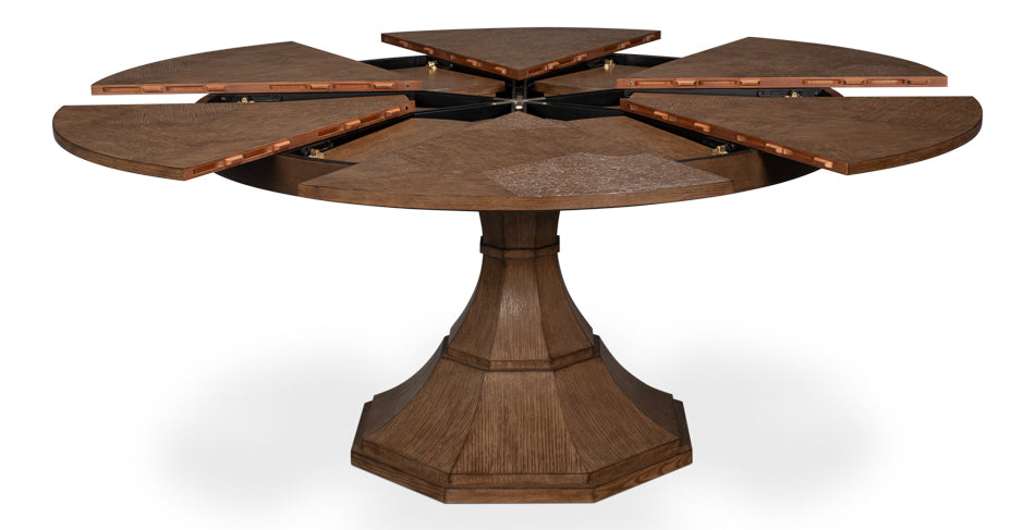 Giselle Jupe Table, Medium, Light Mink by Sarreid Ltd - view 2