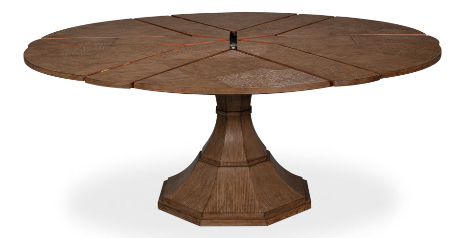 Giselle Jupe Table, Medium, Light Mink by Sarreid Ltd - view 4
