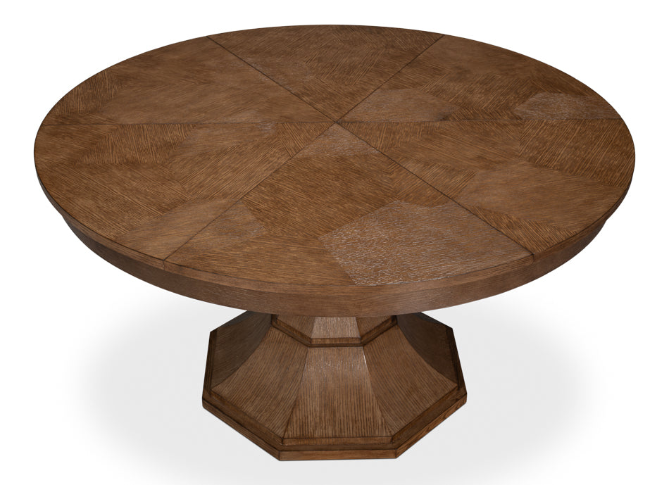 Giselle Jupe Table, Medium, Light Mink by Sarreid Ltd - view 5