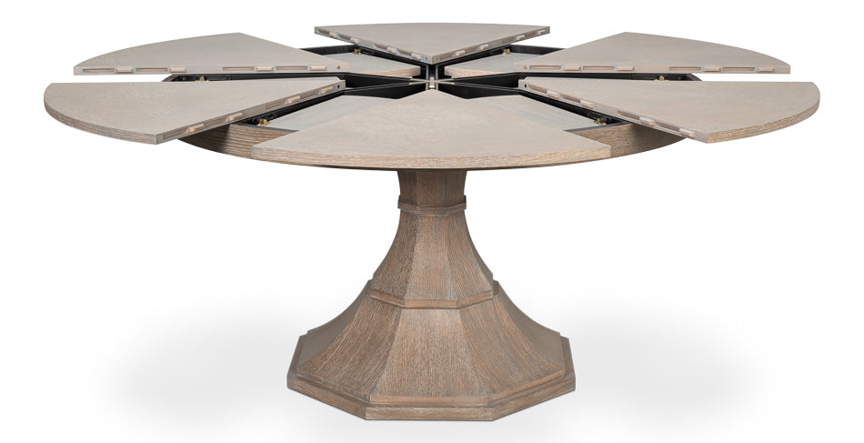 Giselle Jupe Table,Med,Moonskin by Sarreid Ltd - view 2