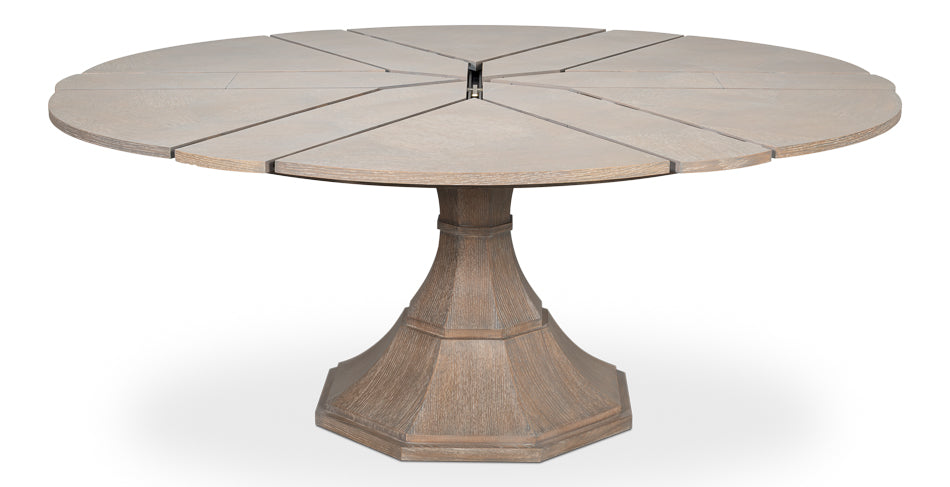 Giselle Jupe Table,Med,Moonskin by Sarreid Ltd - view 4