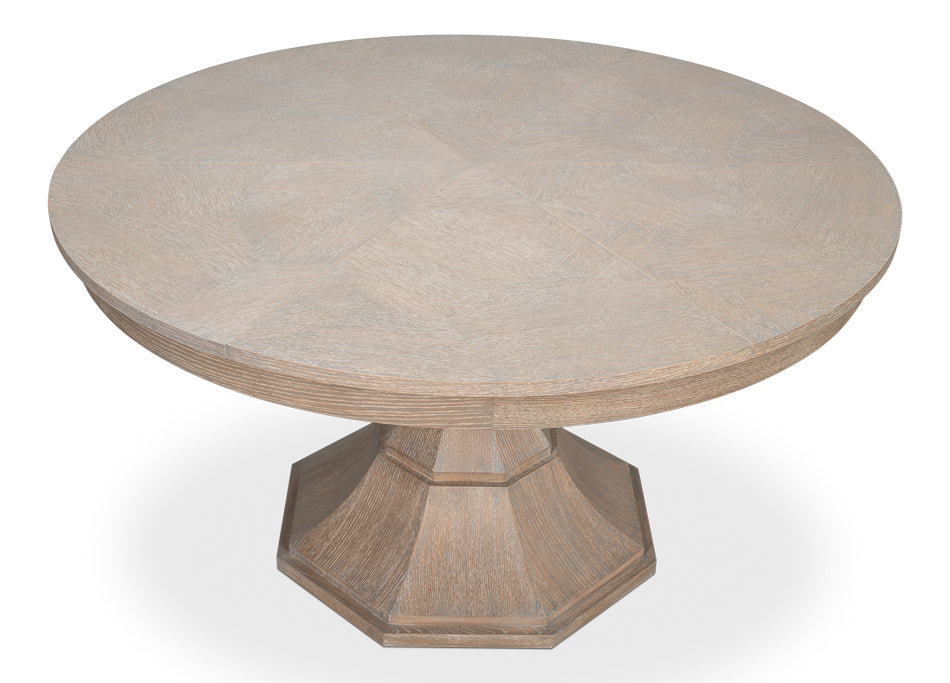 Giselle Jupe Table,Med,Moonskin by Sarreid Ltd - view 6