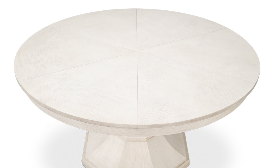 Giselle Jupe Table,Med, Working White by Sarreid Ltd - view 6