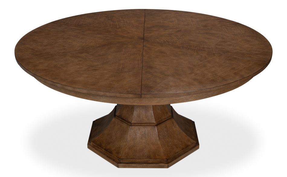 Giselle Jupe Dining Table, Lg, Lt Mink by Sarreid Ltd - view 8