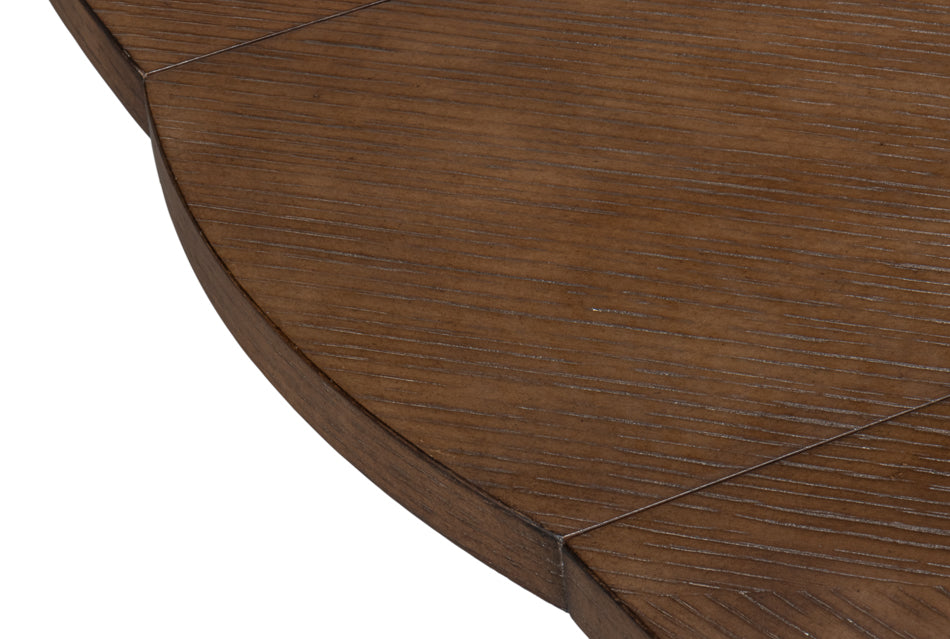 Giselle Jupe Dining Table, Lg, Lt Mink by Sarreid Ltd - view 6