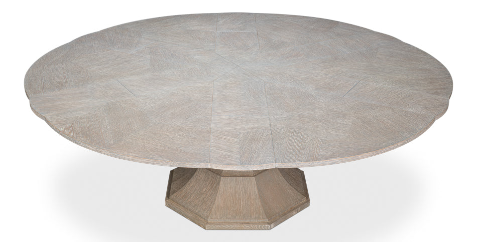 Giselle Jupe Table,Large,Moonskin by Sarreid Ltd - view 8
