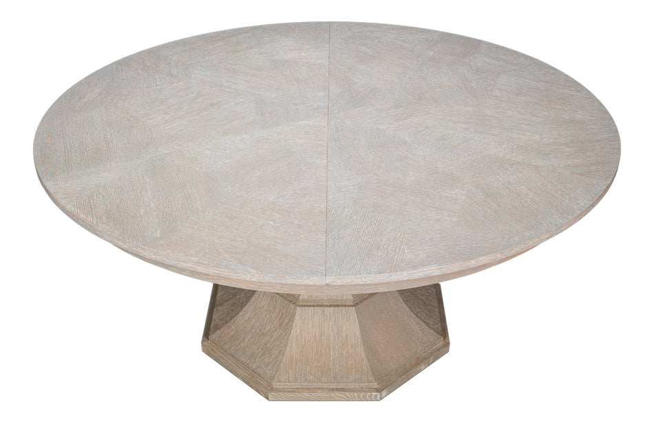 Giselle Jupe Table,Large,Moonskin by Sarreid Ltd - view 6