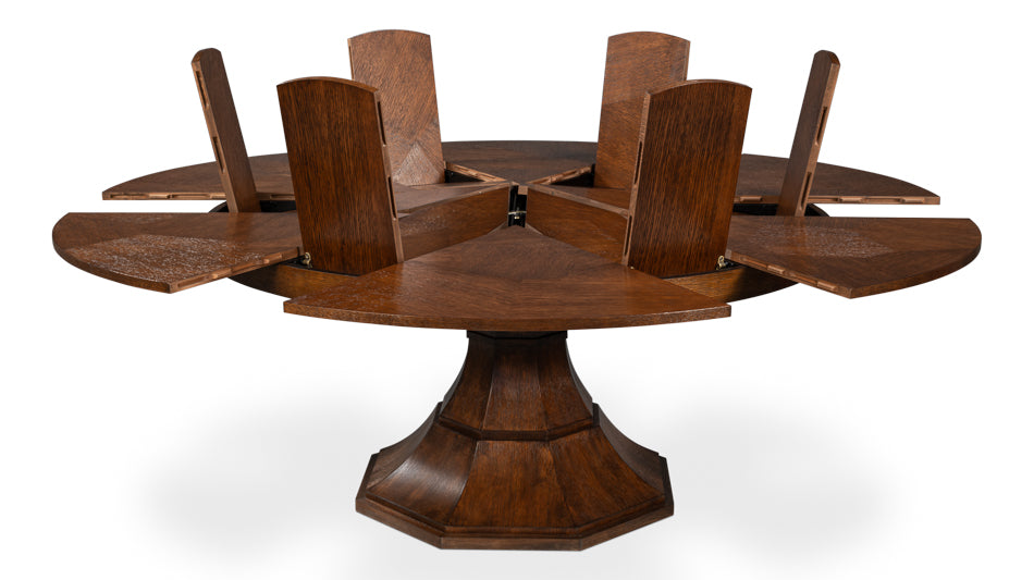 Giselle Jupe Dining Tbl,Lg,Palladio by Sarreid Ltd - view 3